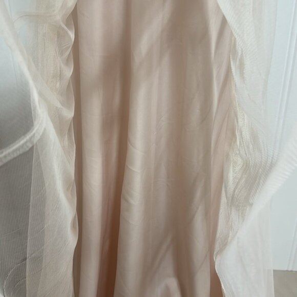 Watters blush pink delicate lace Lucy Gown Size 8 - Picture 8 of 12